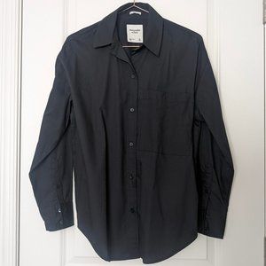 Abercrombie & Fitch Black Button Down Shirt